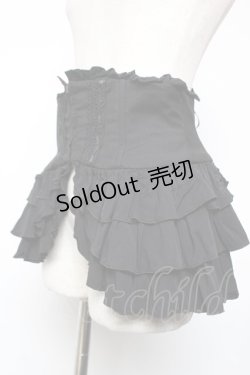 画像3: Sheglit / "Ripple"フリルコルセット M 黒 Y-25-12-19-102-EL-TO-SZ-ZY