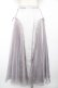 画像2: abilletage / Dorothyサイドフレアスカート  グレー×ラベンダー Y-25-12-19-104-GO-SK-SZ-ZY (2)