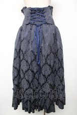 画像2: ATELIER PIERROT / “Eleanor”コルセットスカート  ネイビー Y-25-12-19-105-EL-SK-SZ-ZY (2)