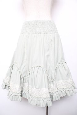 画像4: Ozz oneste / ボリュームリバーシブルスカート  ミント×生成り Y-25-12-19-107-OO-SK-SZ-ZY