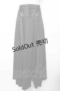 Ozz Croce / 変形ギミックスカート  黒 Y-25-12-19-109-OO-SK-SZ-ZY