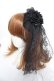 画像1: MorunxMuunaStoik / ヘッドドレス&コサージュ  黒 Y-25-12-19-016-EL-AC-SZ-ZY (1)