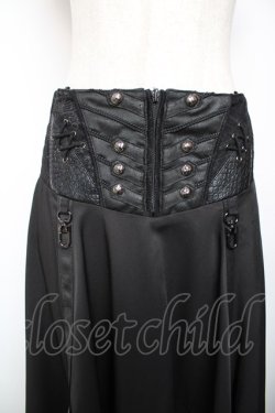 画像3: Ozz Croce / 変形ギミックスカート  黒 Y-25-12-19-109-OO-SK-SZ-ZY