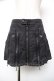画像1: ALGONQUINS / ZIPデザインスカート F 黒 Y-25-12-19-111-AL-SK-SZ-ZY (1)