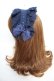 画像2: ATELIER PIERROT / Gothic LatticeS HeadDress(Clip Version)  ネイビー Y-25-12-19-018-EL-AC-SZ-ZY (2)