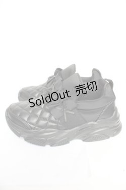 画像2: m petit by misako / AMクロミリボンスニーカー M 中黒 Y-25-12-19-021-LO-SH-SZ-ZY