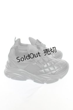 画像4: m petit by misako / AMクロミリボンスニーカー M 中黒 Y-25-12-19-021-LO-SH-SZ-ZY