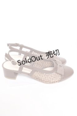 画像4: axes femme / メッシュストラップミュール M 茶 Y-25-12-19-022-AX-SH-SZ-ZTK034