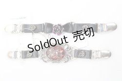 画像1: axes femme / 2本SETマフラークリップ  黒 Y-25-12-19-004-AX-ZA-SZ-ZY