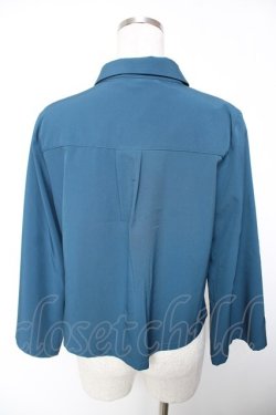 画像2: axes femme / ジャスミン刺繍チャイナブラウス M グリーン Y-25-12-19-027-AX-BL-SZ-ZY