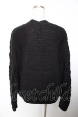 画像2: axes femme / ニットカーディガン M 黒 Y-25-12-19-030-AX-TO-SZ-ZT529 (2)