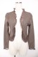 画像1: axes femme / フリルショートボレロ M カーキ Y-25-12-19-032-AX-TO-SZ-ZY (1)