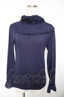 画像1: axes femme / バラタートルインナー M 紺 Y-25-12-19-033-AX-TO-SZ-ZY