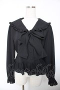 Physical Drop / セーラーオーバーブラウス  黒 Y-25-12-19-034-LO-BL-SZ-ZY