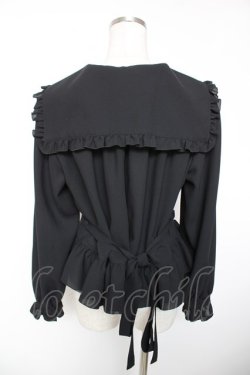 画像2: Physical Drop / セーラーオーバーブラウス  黒 Y-25-12-19-034-LO-BL-SZ-ZY