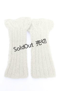 画像2: PINK HOUSE / カメリアモチーフアームカバー  グリーン Y-25-12-19-006-LO-ZA-SZ-ZY