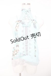 Ozz oneste / チャイナ釦ホルターネックキャミ  ミント Y-25-12-19-040-OO-TO-SZ-ZY