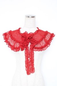 PINK HOUSE / ポルカドットチュールティペット  赤 Y-25-12-20-001-LO-ZA-SZ-ZY