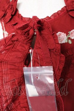 画像5: PINK HOUSE / エターナルローズ刺繍ベスト F 赤 Y-25-12-20-015-LO-TO-SZ-ZY