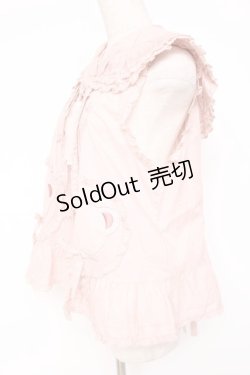 画像2: PINK HOUSE / クマワッペンフード付きノースリーブベスト/ブラウス F ピンク Y-25-12-20-017-LO-BL-SZ-ZY