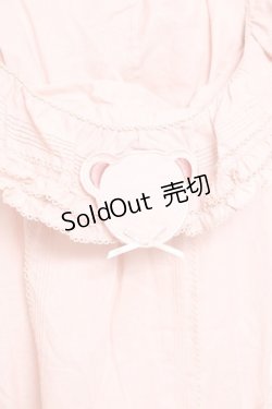 画像4: PINK HOUSE / クマワッペンフード付きノースリーブベスト/ブラウス F ピンク Y-25-12-20-017-LO-BL-SZ-ZY