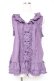 画像1: PINK HOUSE / リボン使いローンフリルベスト F ラベンダー Y-25-12-20-019-LO-TO-SZ-ZY (1)