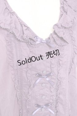 画像4: PINK HOUSE / リボン使いローンフリルベスト F ラベンダー Y-25-12-20-019-LO-TO-SZ-ZS