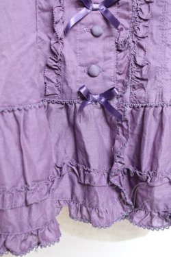 画像5: PINK HOUSE / リボン使いローンフリルベスト F ラベンダー Y-25-12-20-019-LO-TO-SZ-ZY