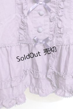 画像5: PINK HOUSE / リボン使いローンフリルベスト F ラベンダー Y-25-12-20-019-LO-TO-SZ-ZS