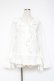 画像1: PINK HOUSE / リボンローンフリルブラウス F 白 Y-25-12-20-020-LO-BL-SZ-ZY (1)