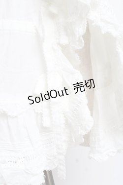 画像8: PINK HOUSE / バイオレットレース使いセーラーカラーブラウス F 白 Y-25-12-20-021-LO-BL-SZ-ZY