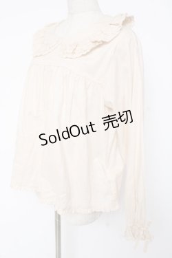 画像2: PINK HOUSE / リボンタイ付きローンブラウス F 生成り Y-25-12-20-023-LO-BL-SZ-ZY