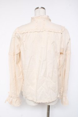 画像3: PINK HOUSE / リボン付きローンブラウス F 生成り Y-25-12-20-024-LO-BL-SZ-ZY