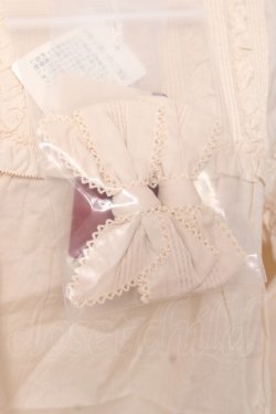 画像6: PINK HOUSE / リボン付きローンブラウス F 生成り Y-25-12-20-024-LO-BL-SZ-ZY