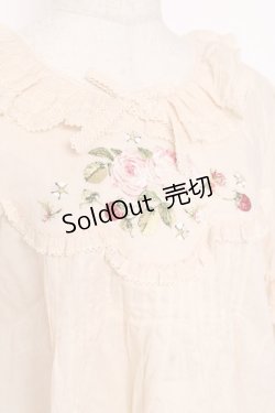 画像5: PINK HOUSE / Berry Rose刺繍入りブラウス F 生成り Y-25-12-20-025-LO-BL-SZ-ZY