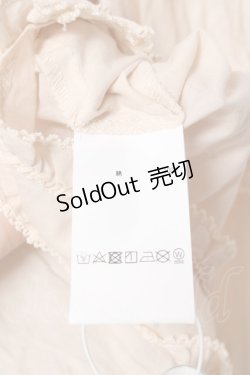 画像8: PINK HOUSE / Berry Rose刺繍入りブラウス F 生成り Y-25-12-20-025-LO-BL-SZ-ZY