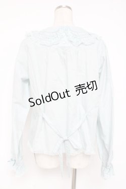 画像3: PINK HOUSE / 胸元切り替えブラウス F ミント Y-25-12-20-029-LO-BL-SZ-ZY