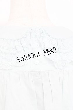 画像4: PINK HOUSE / 胸元切り替えブラウス F ミント Y-25-12-20-029-LO-BL-SZ-ZY