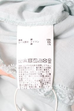 画像7: PINK HOUSE / 胸元切り替えブラウス F ミント Y-25-12-20-029-LO-BL-SZ-ZY