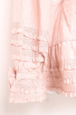 画像4: PINK HOUSE / リボン付きローンフリルオーバーブラウス F ピンク Y-25-12-20-032-LO-BL-SZ-ZY