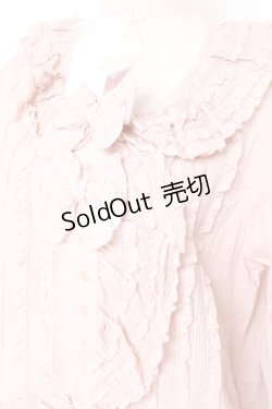画像5: PINK HOUSE / リボン付きローンフリルオーバーブラウス F ピンク Y-25-12-20-032-LO-BL-SZ-ZS