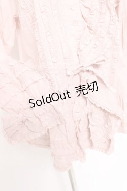 画像6: PINK HOUSE / リボン付きローンフリルオーバーブラウス F ピンク Y-25-12-20-032-LO-BL-SZ-ZS