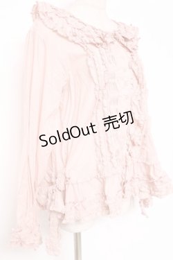画像2: PINK HOUSE / リボンローンフリルブラウス F ピンク Y-25-12-20-033-LO-BL-SZ-ZY