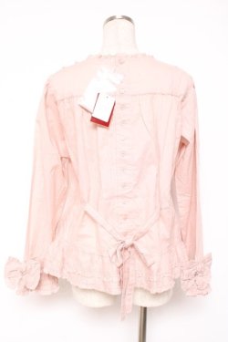 画像3: PINK HOUSE / フリルいっぱいローンブラウス F ピンク Y-25-12-20-034-LO-BL-SZ-ZY
