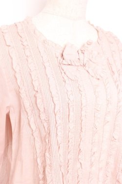 画像6: PINK HOUSE / フリルいっぱいローンブラウス F ピンク Y-25-12-20-034-LO-BL-SZ-ZY