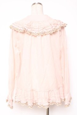 画像3: PINK HOUSE / ドイリーレース使いブラウス F ピンク Y-25-12-20-035-LO-BL-SZ-ZY
