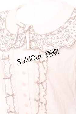 画像4: PINK HOUSE / オリジナルクマレースブラウス F ピンク Y-25-12-20-037-LO-BL-SZ-ZY
