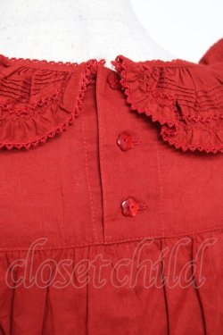 画像4: PINK HOUSE / Berry Rose刺繍入りブラウス F 赤 Y-25-12-20-040-LO-BL-SZ-ZY