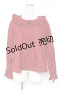 PINK HOUSE / リボンタイ付きローンブラウス F 赤 Y-25-12-20-041-LO-BL-SZ-ZY