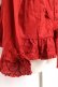 画像5: PINK HOUSE / フリルいっぱいローンブラウス F 赤 Y-25-12-20-042-LO-BL-SZ-ZY (5)